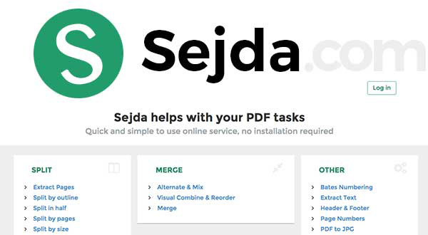 sejda pdf editor free download