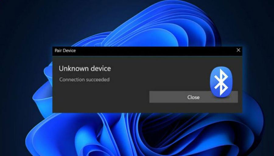 رفع خطای unknown Bluetooth device