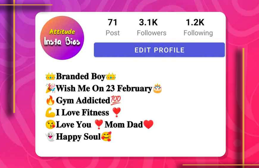 کپی بایو اینستاگرام