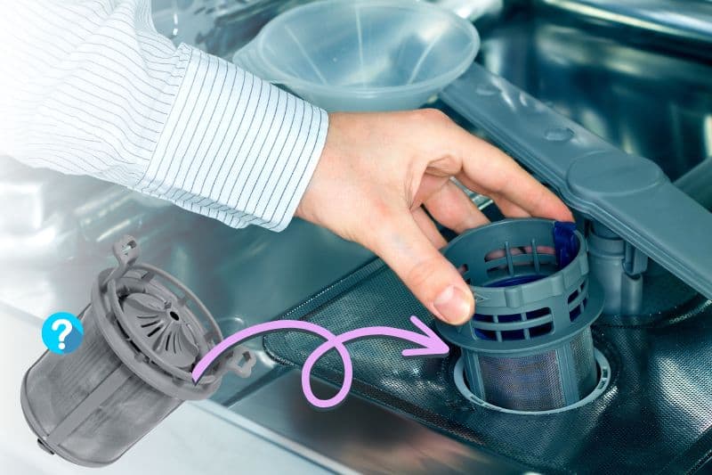 رفع مشکل تخلیه نشدن آب ماشین ظرفشویی کنوود